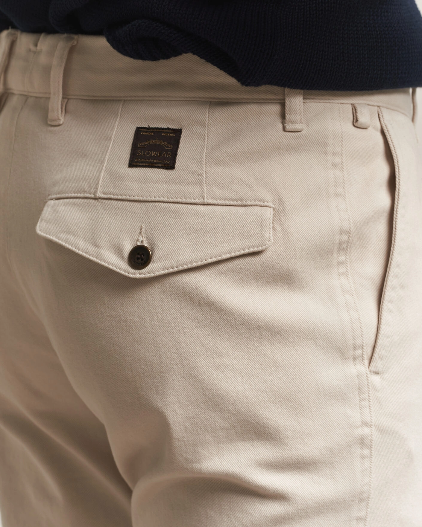 Herr | Byxor | Incotex | Regular Fit Cover Chinos Off White