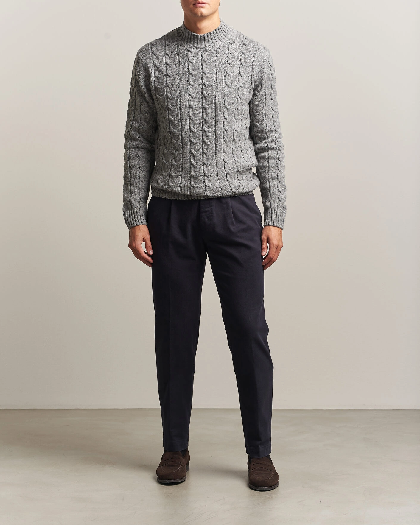 Herr | Byxor | Incotex | Regular Fit Cover Chinos Navy