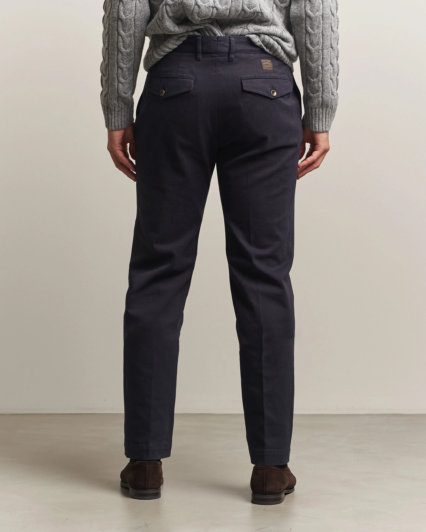 Herr | Byxor | Incotex | Regular Fit Cover Chinos Navy
