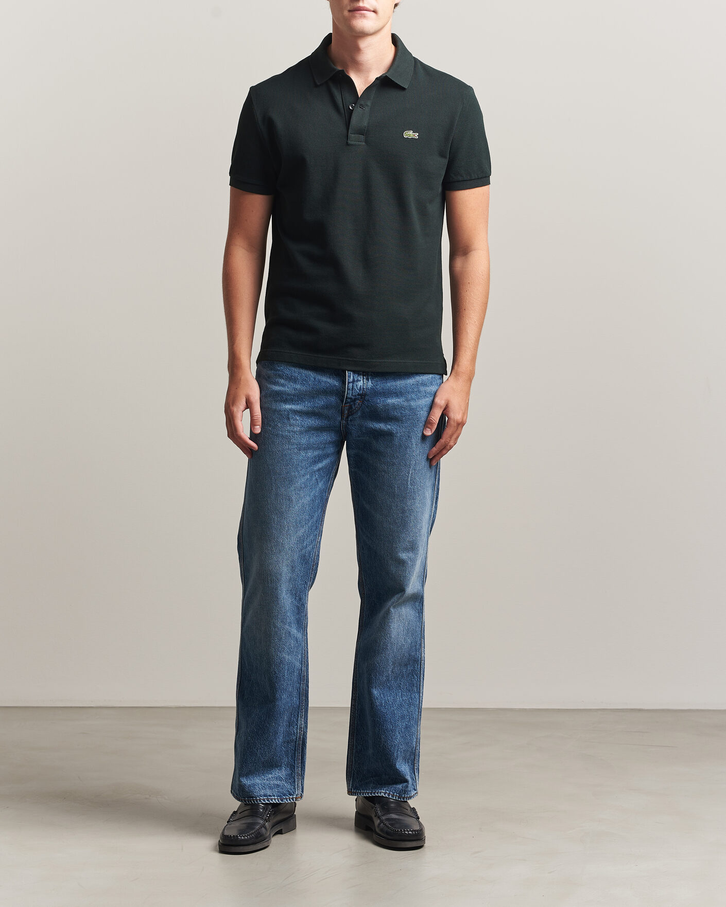 Herr | Pikéer | Lacoste | Slim Fit Polo Piké Dark Varech