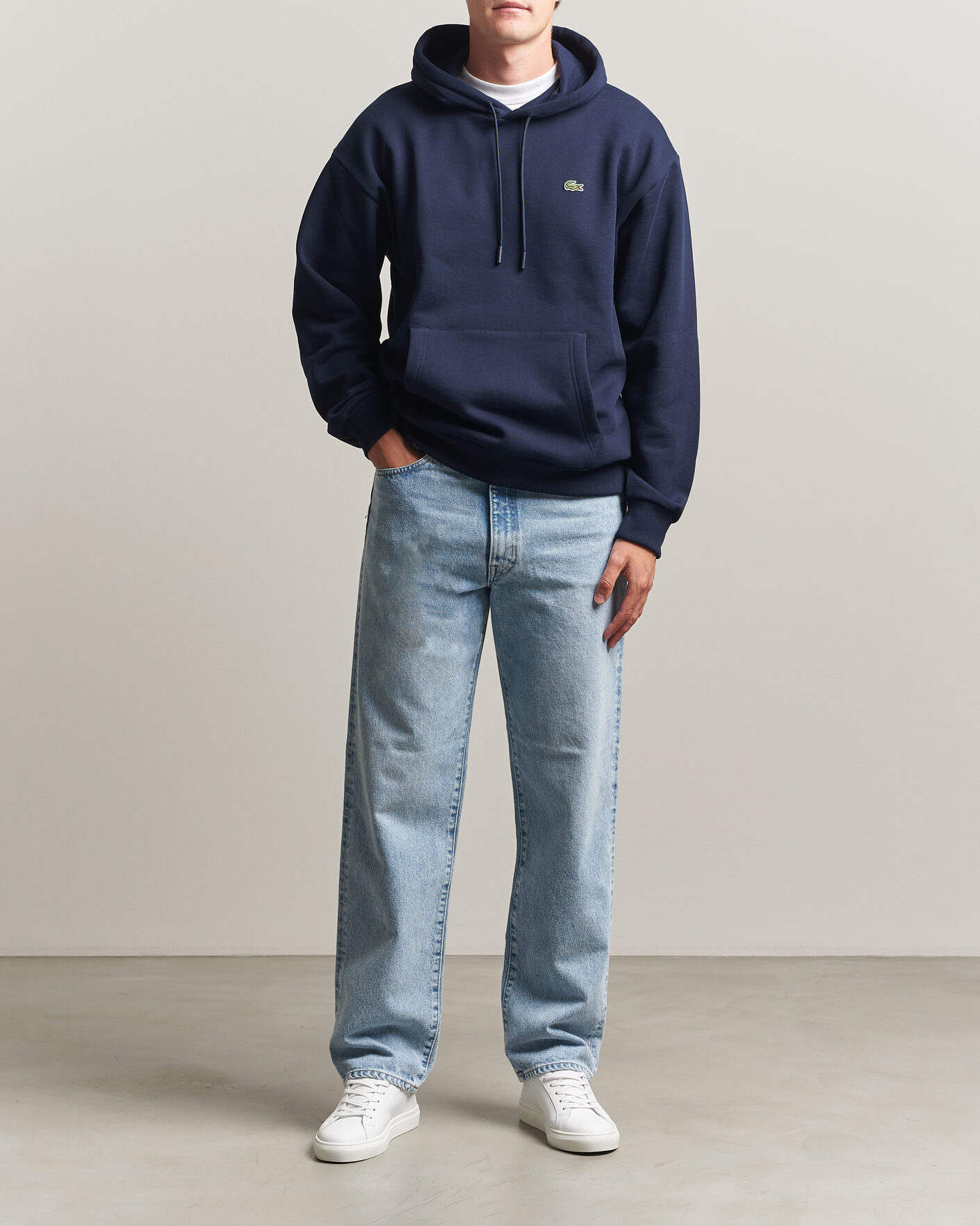 Herr | Tröjor | Lacoste | Hoodie Navy Blue