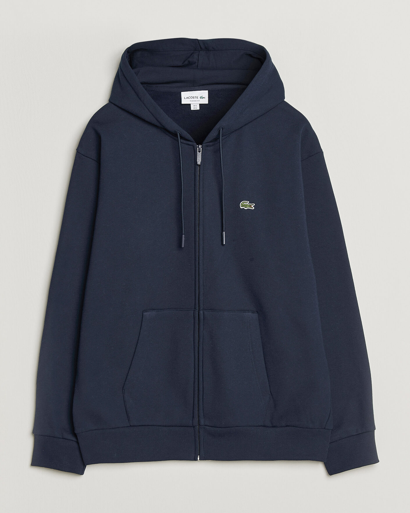Herr | Tröjor | Lacoste | Full Zip Hoodie Navy Blue
