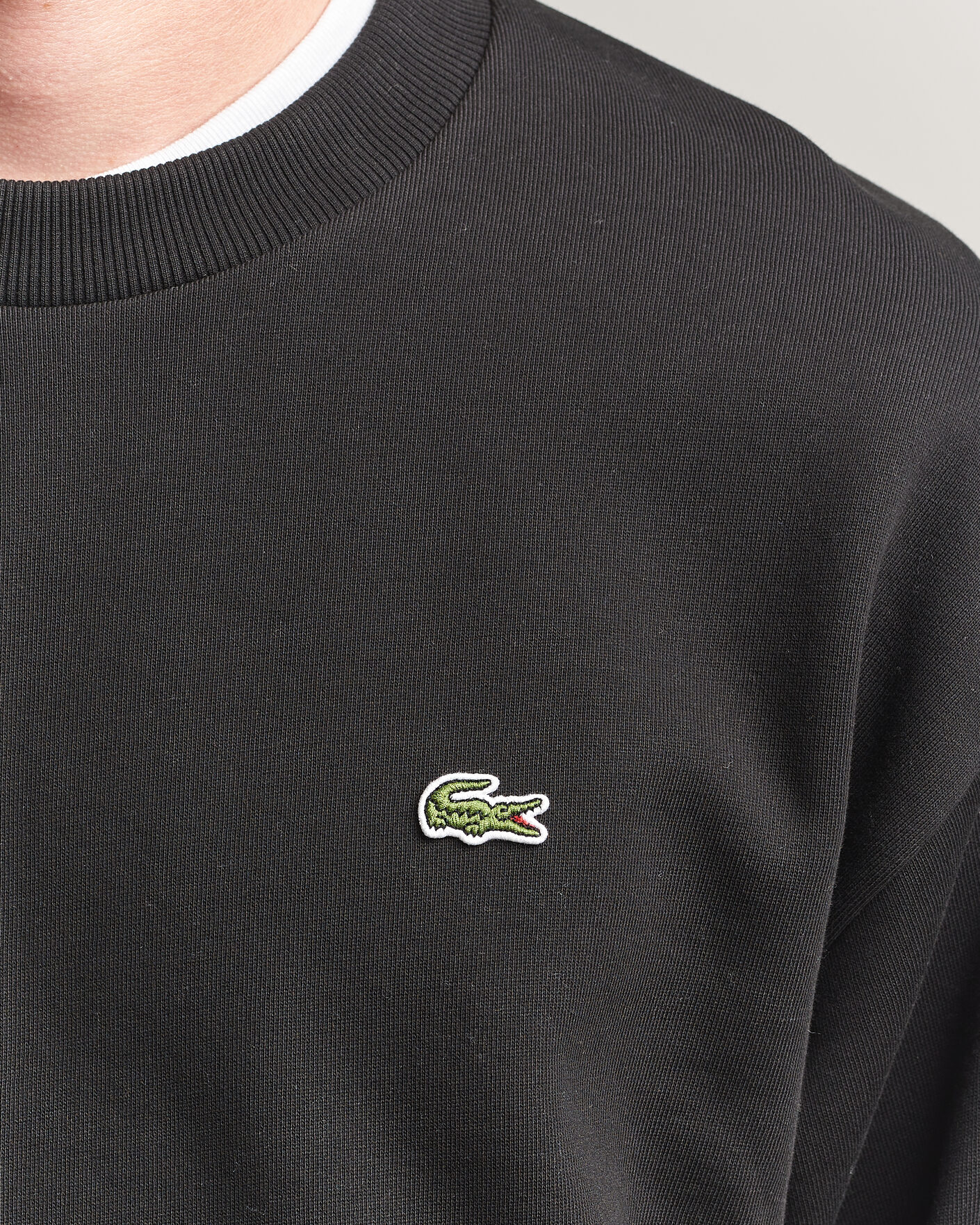 Herr | Tröjor | Lacoste | Crew Neck Sweatshirt Black