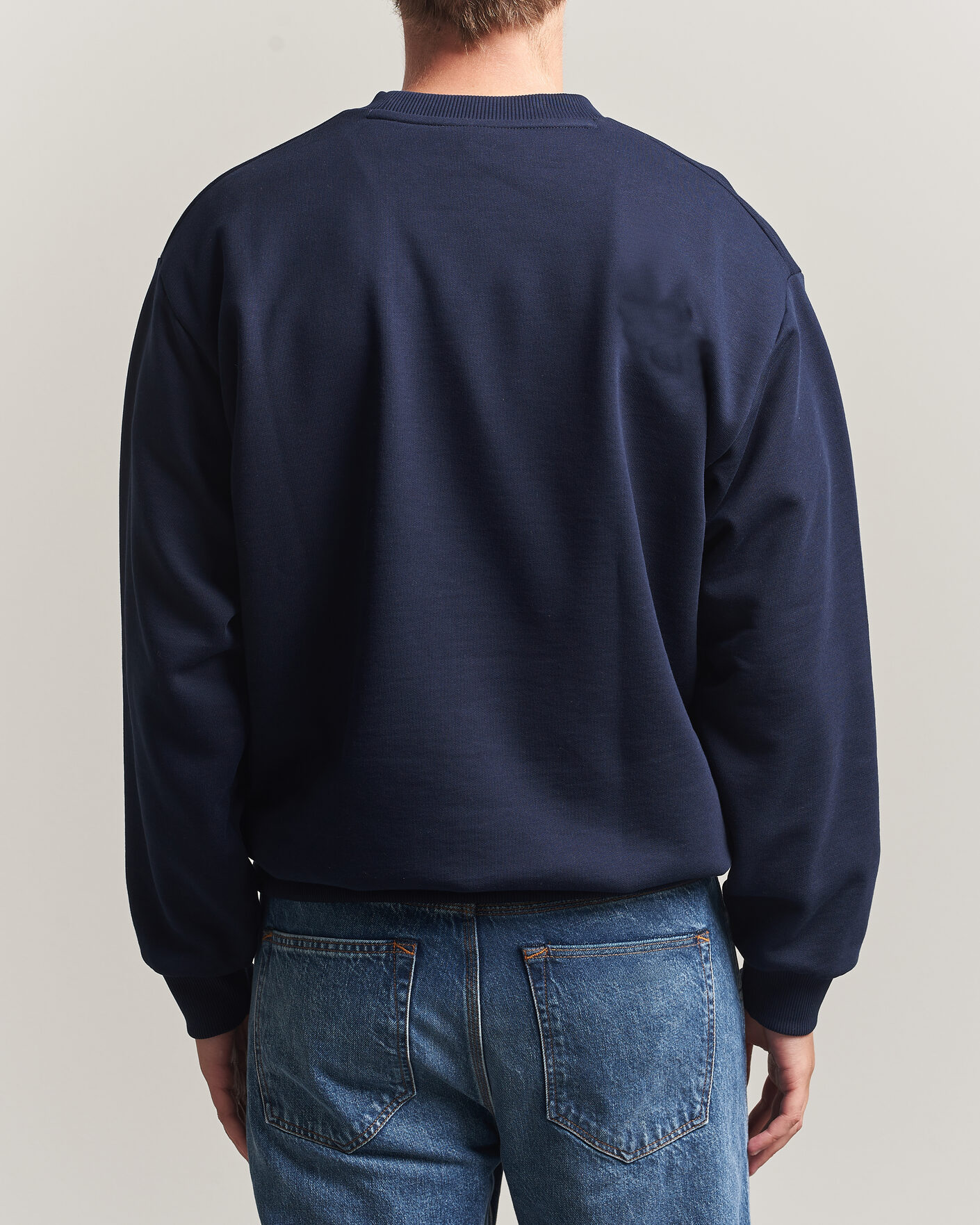 Herr | Tröjor | Lacoste | Crew Neck Sweatshirt Navy Blue