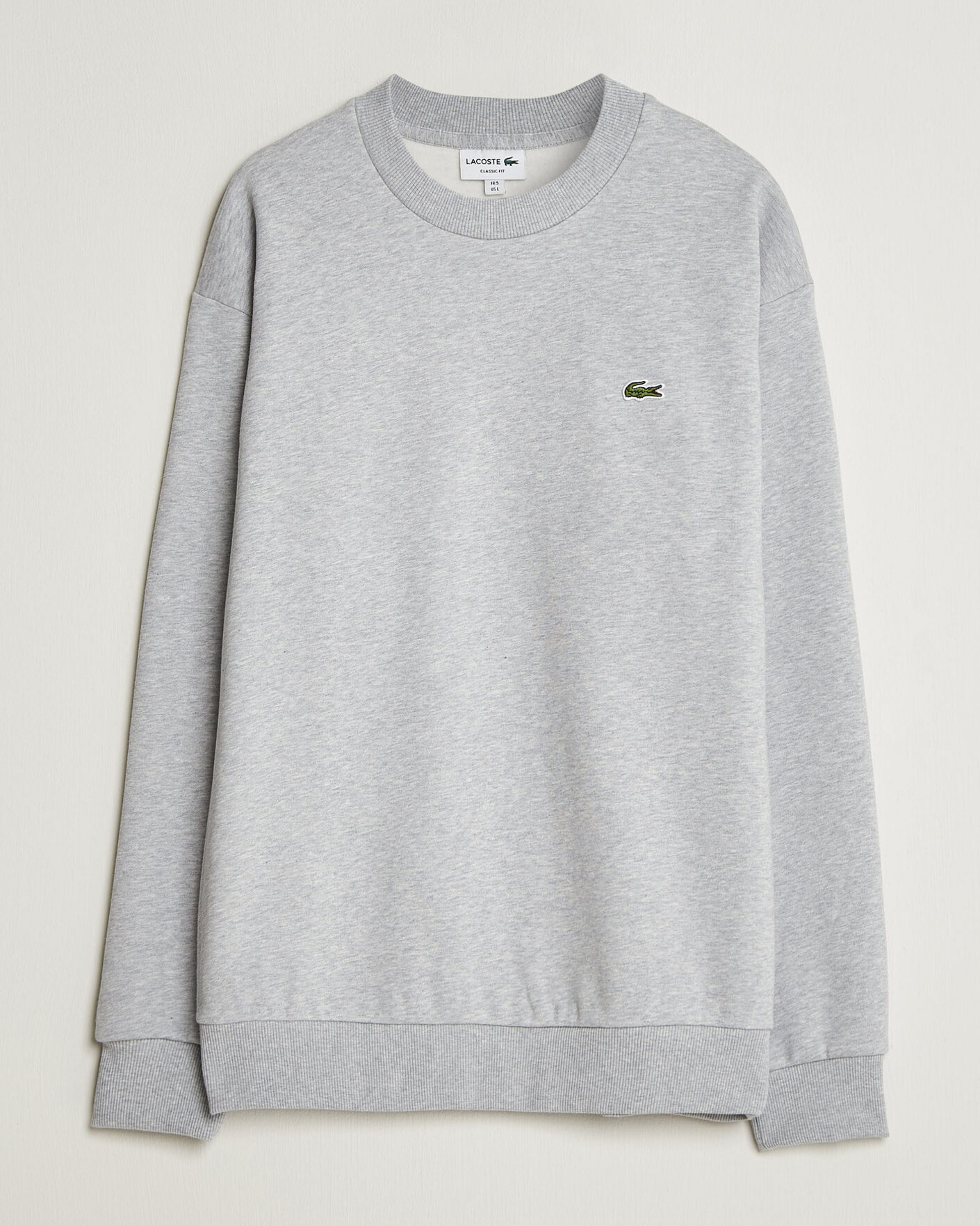 Herr | Tröjor | Lacoste | Crew Neck Sweatshirt Silver Chine