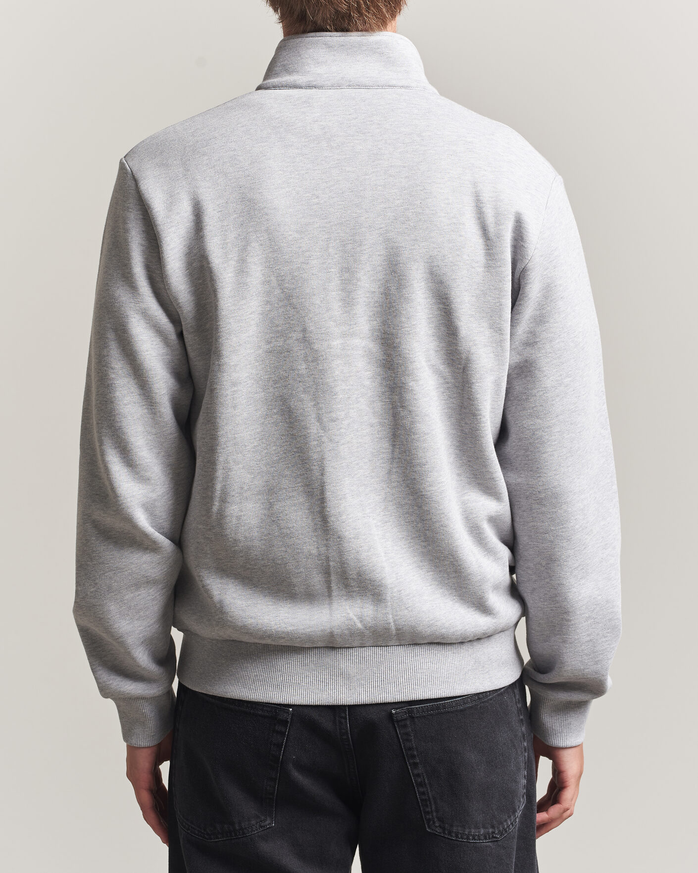 Herr | Tröjor | Lacoste | Full Zip Sweater Silver Chine