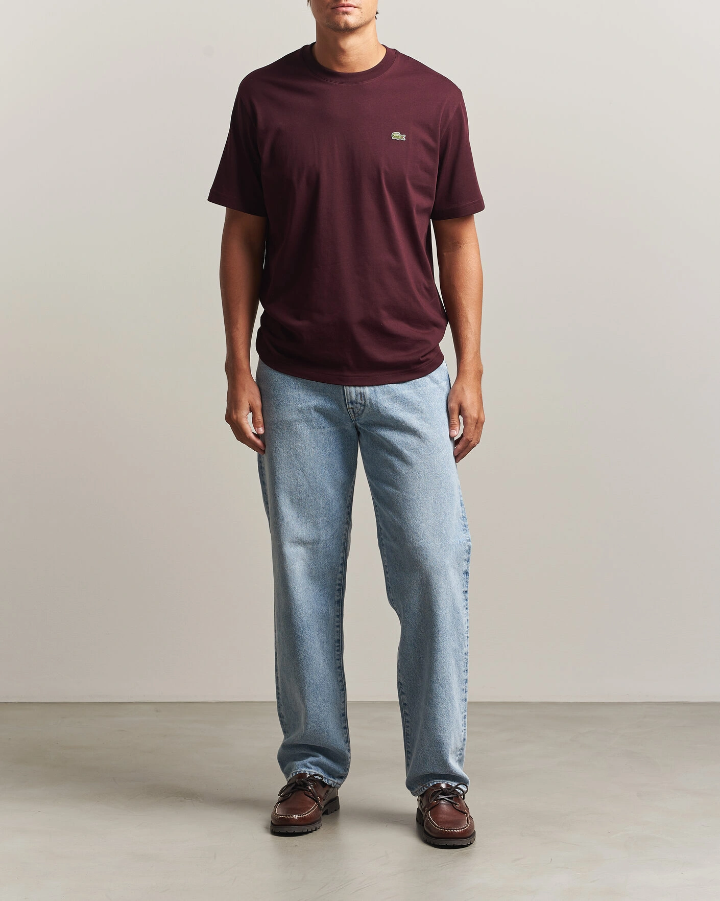 Herr | T-Shirts | Lacoste | Crew Neck T-Shirt Oxalis