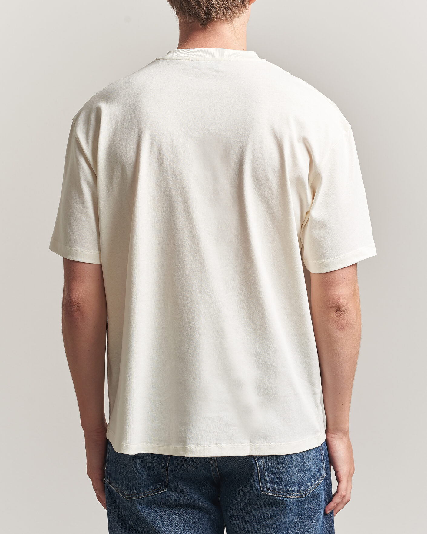 Herr | T-Shirts | Palmes | Logo T-Shirt Off White