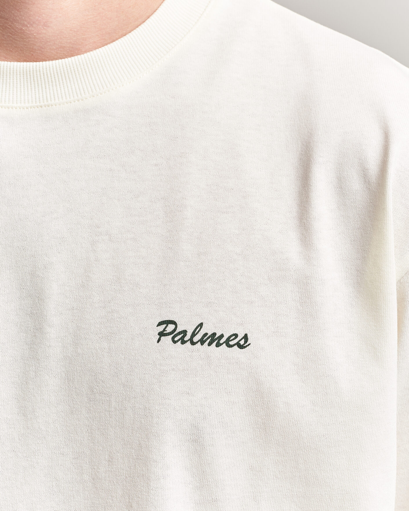 Herr | T-Shirts | Palmes | Logo T-Shirt Off White