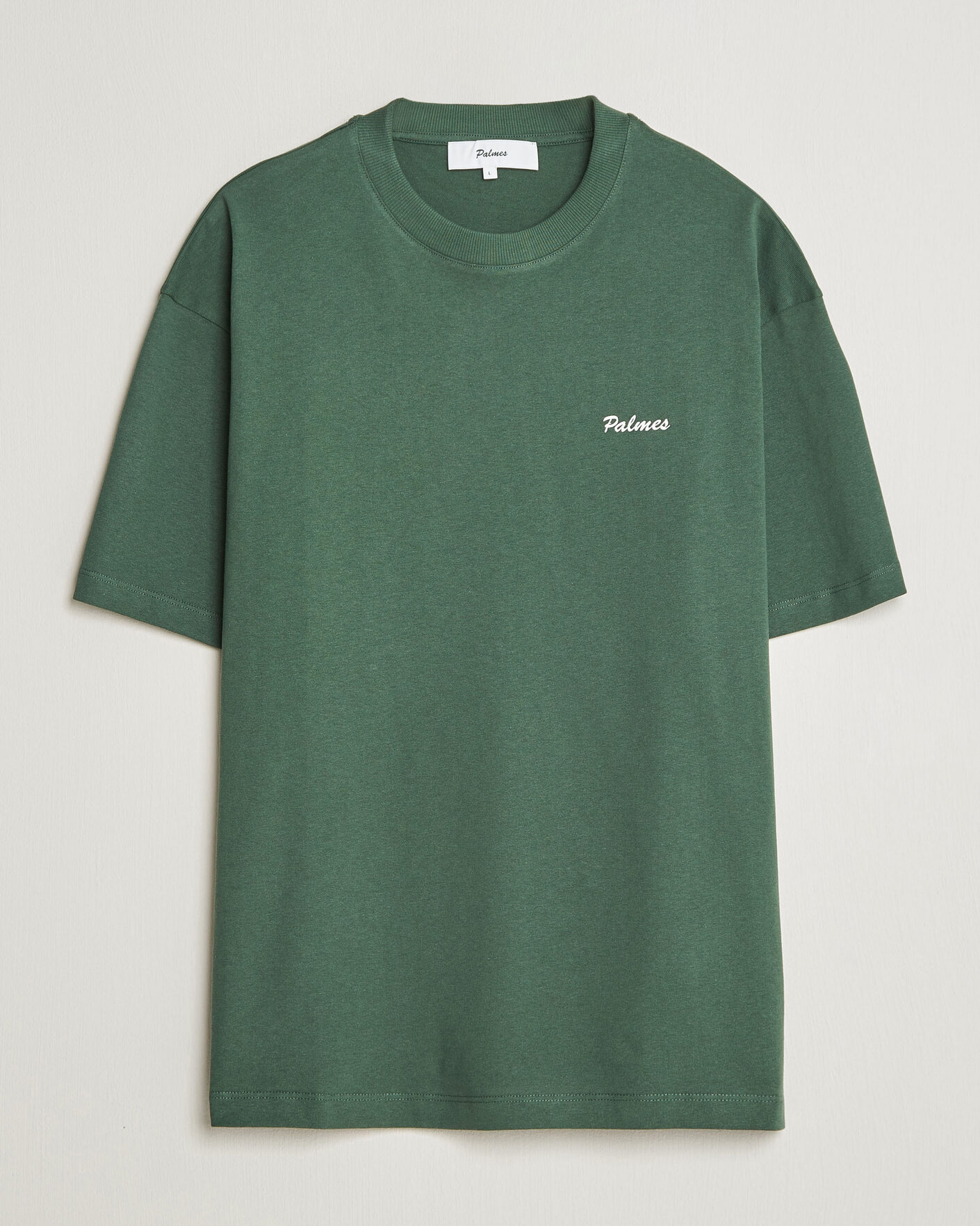 Herr | T-Shirts | Palmes | Logo T-Shirt Dark Green