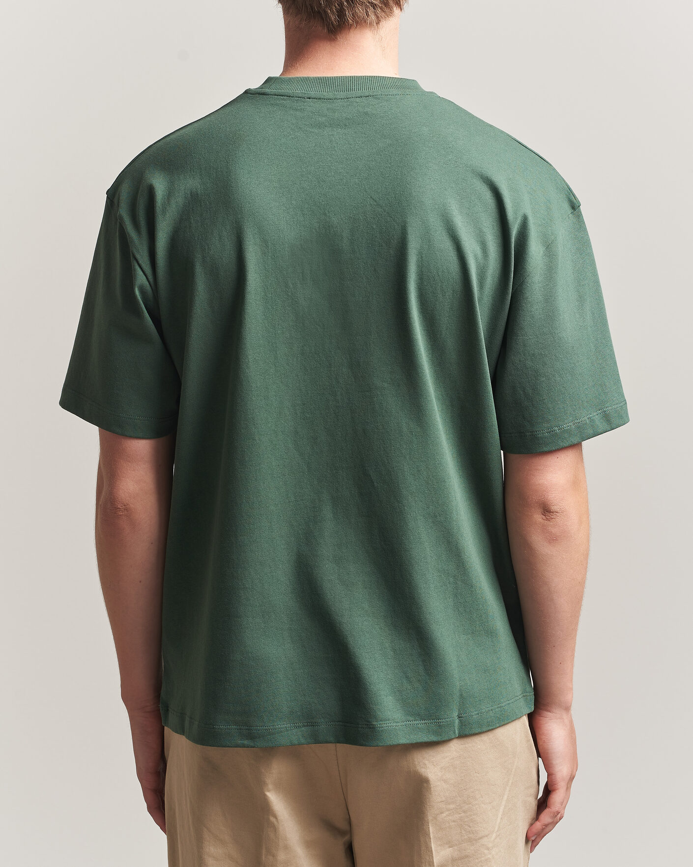 Herr | T-Shirts | Palmes | Logo T-Shirt Dark Green