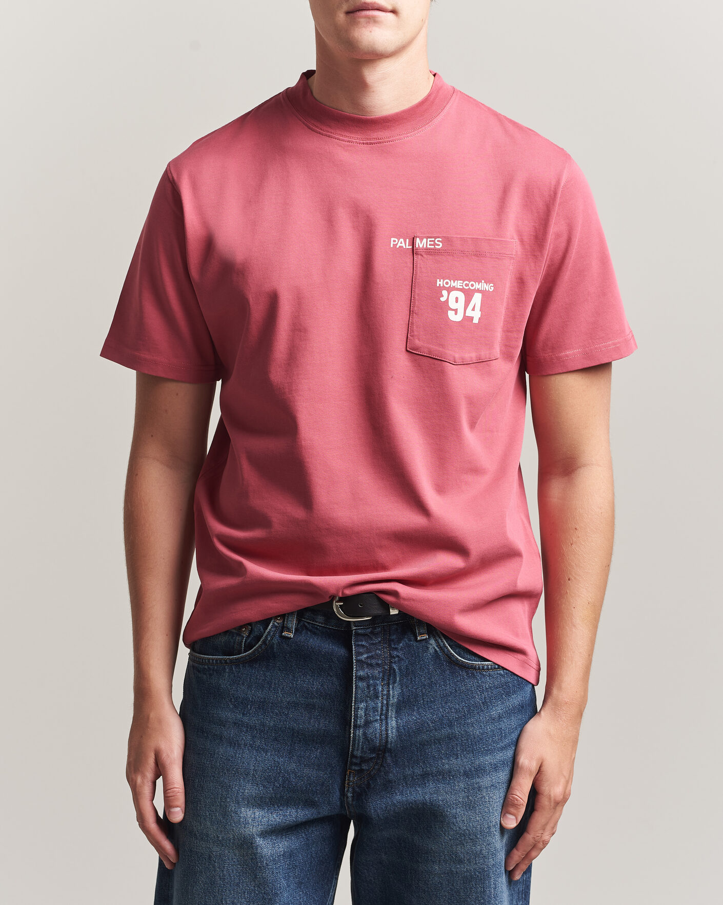 Herr | T-Shirts | Palmes | Forever Pocket T-Shirt Red