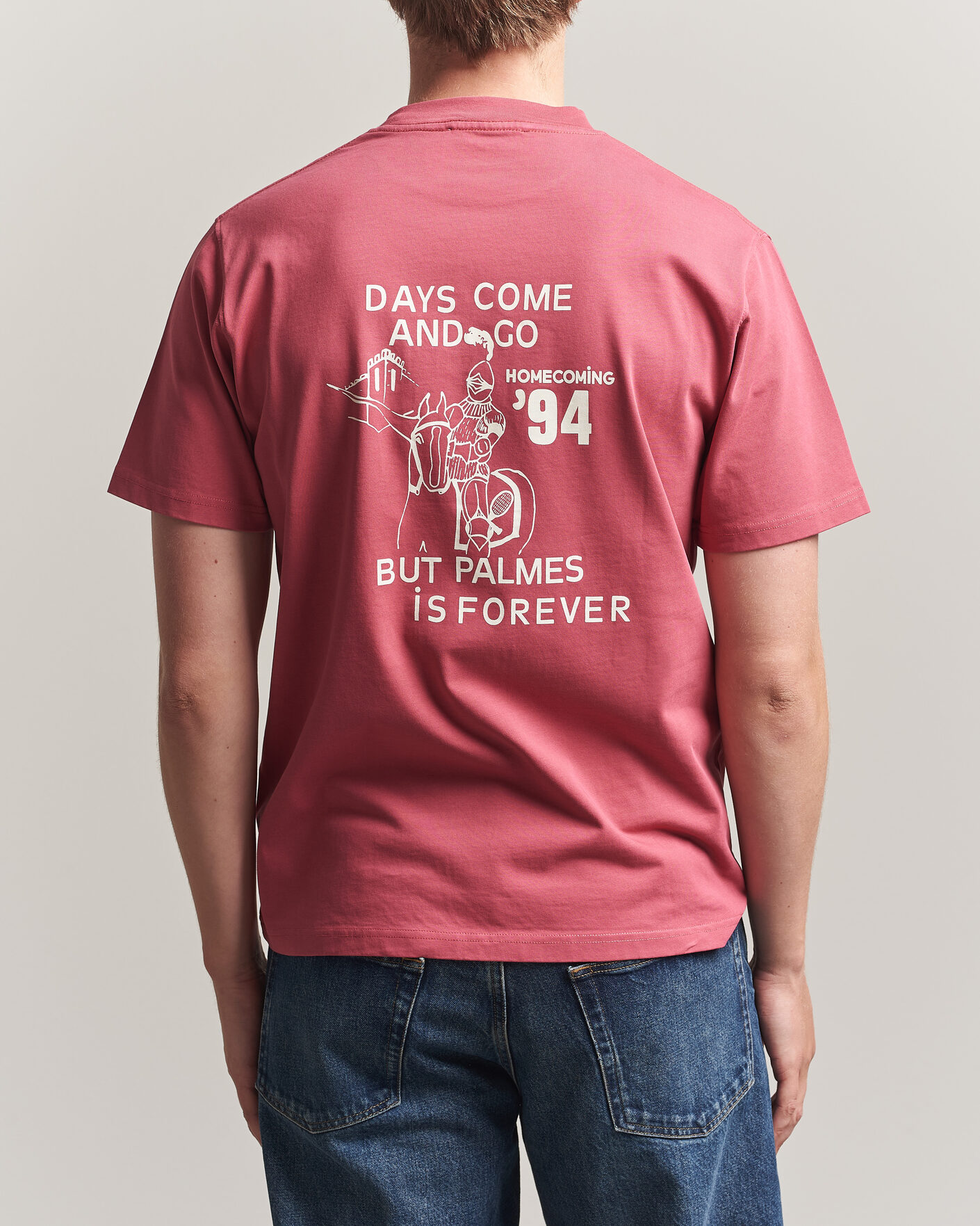 Herr | T-Shirts | Palmes | Forever Pocket T-Shirt Red