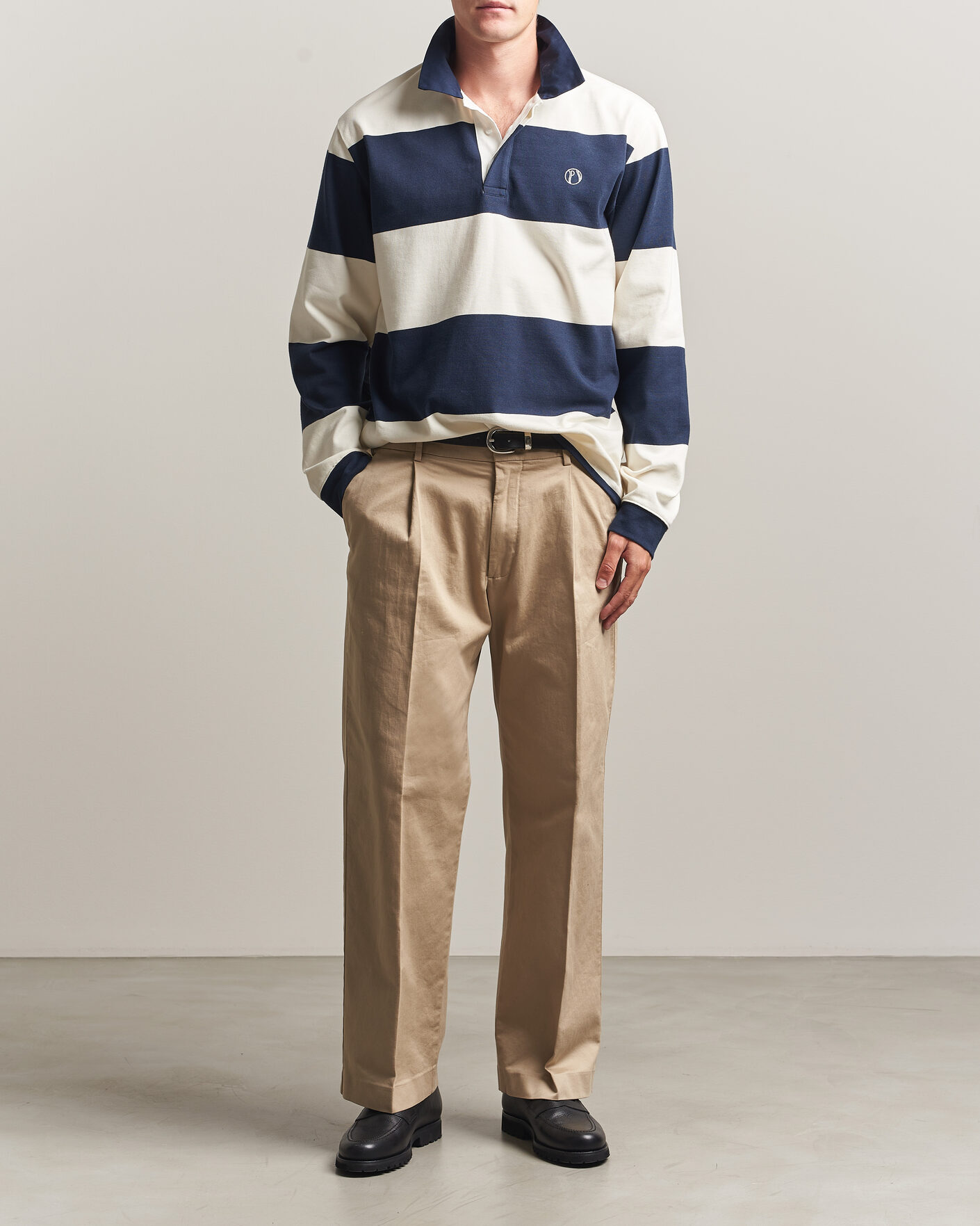 Herr | Tröjor | Palmes | Ball Rugby Shirt Navy Stripe