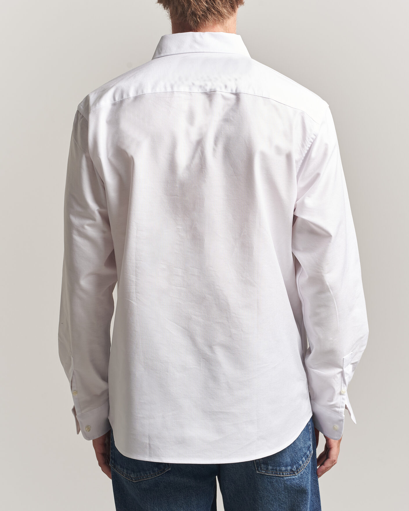 Herr | Skjortor | Palmes | Deuce Oxford Shirt White