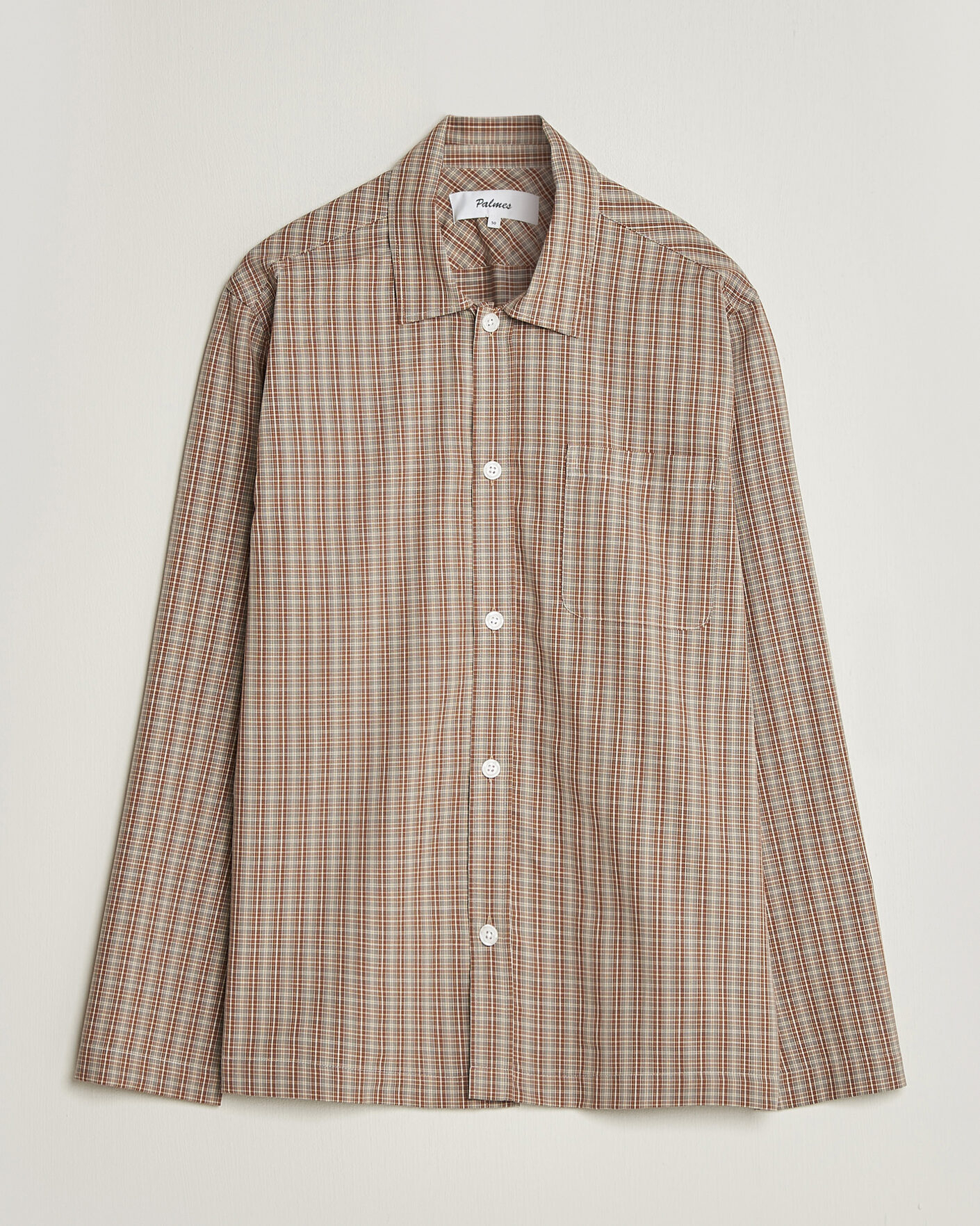 Herr | Skjortor | Palmes | Fault Shirt Brown Check