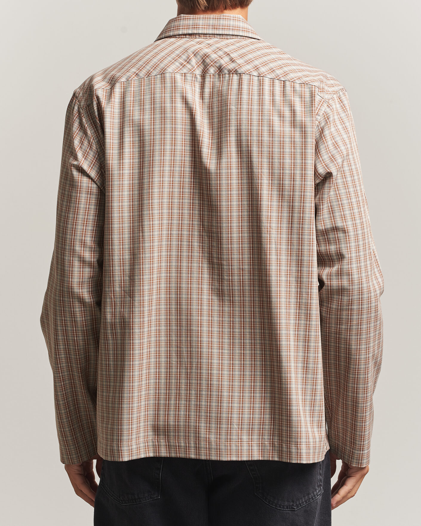 Herr | Skjortor | Palmes | Fault Shirt Brown Check