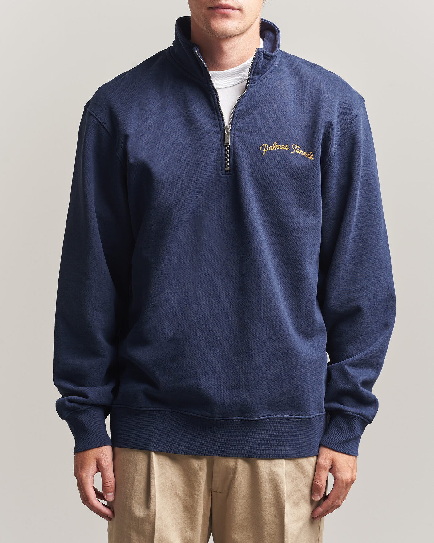 Herr | Tröjor | Palmes | Western Zip Jacket Navy