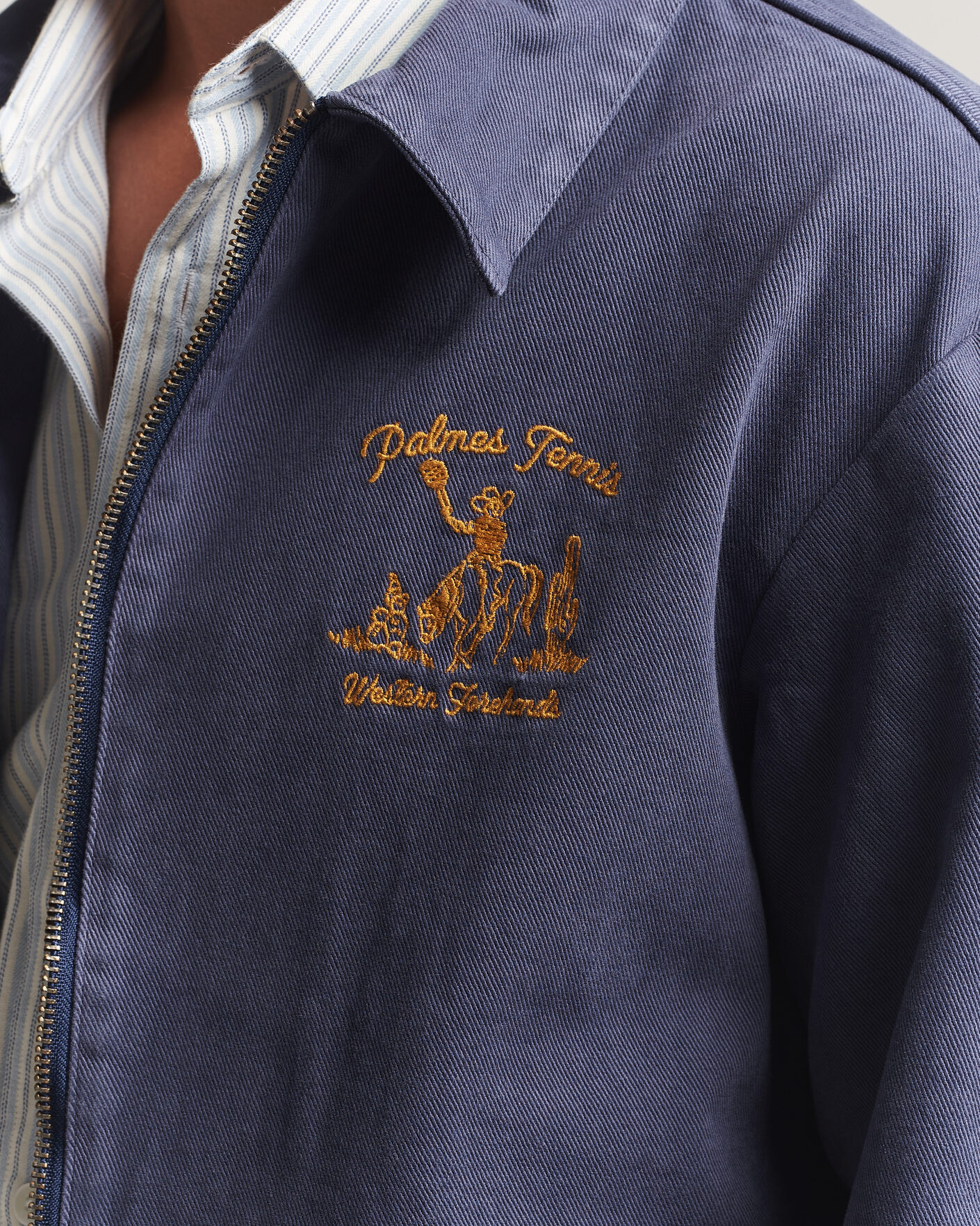 Herr | Jackor | Palmes | Western Zip Jacket Navy