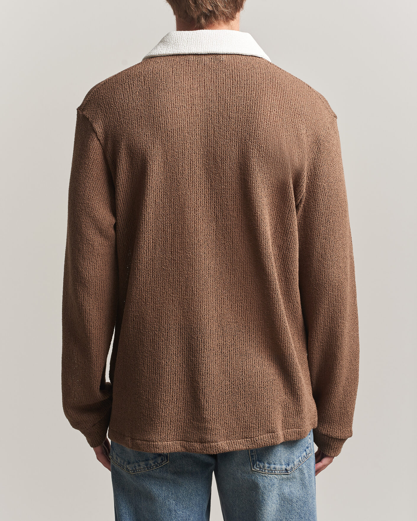 Herr | Tröjor | Palmes | Knitted Rugby Brown