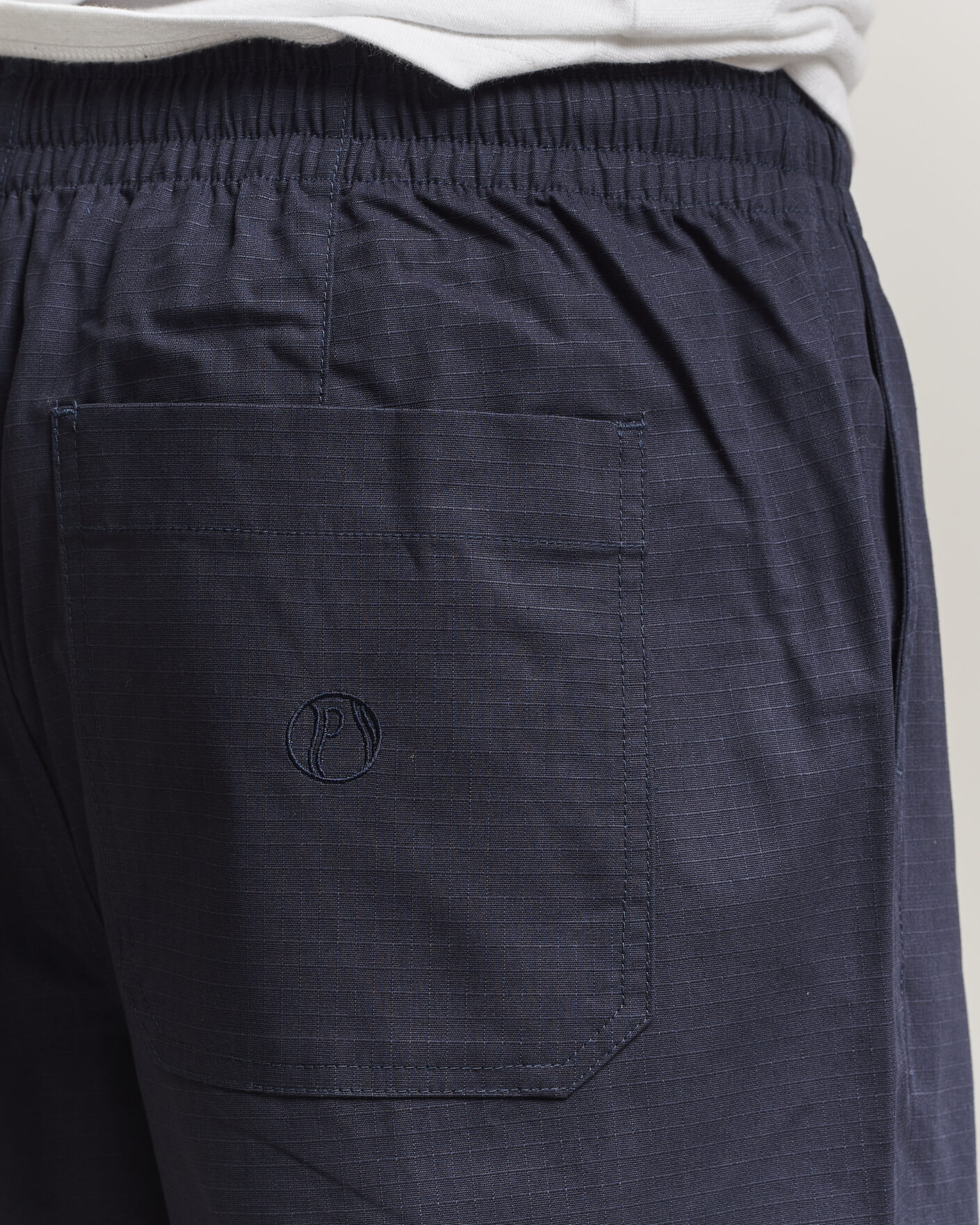 Herr | Byxor | Palmes | Lucien Ripstop Trousers Navy