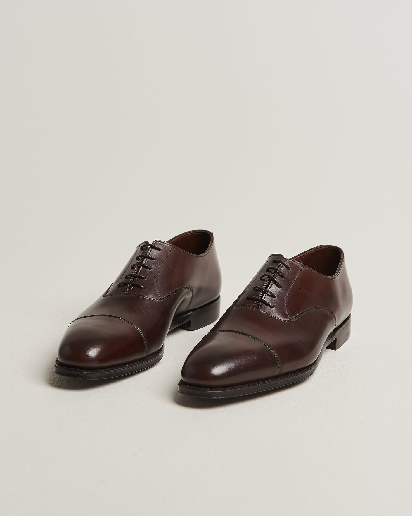 Herr | Oxfords | Crockett & Jones | Audley Handgrade Oxford Dark Brown Antique Calf
