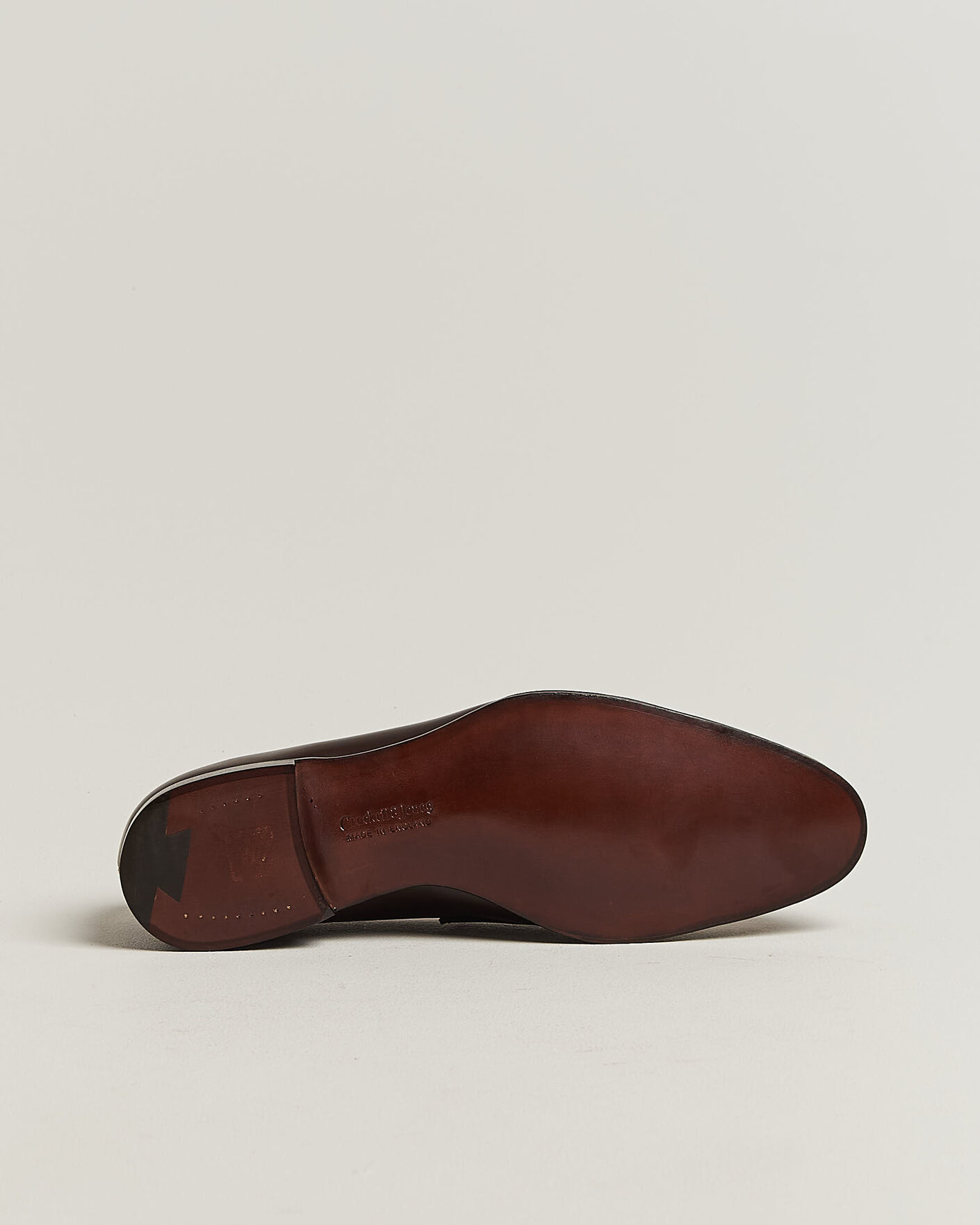 Herr | Loafers | Crockett & Jones | Crawford Handgrade Penny Loafer Dk Brown Antique Calf
