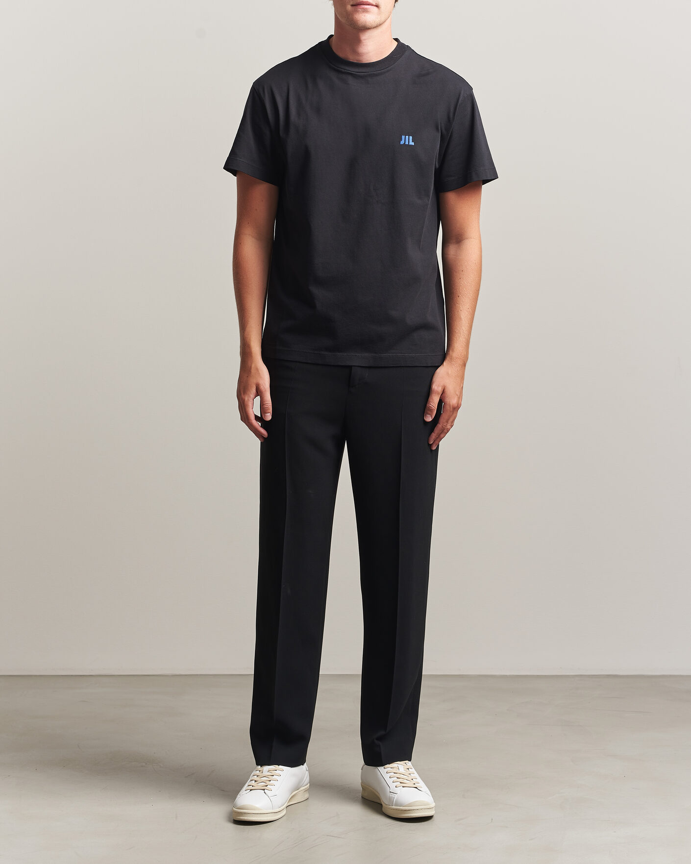 Herr | T-Shirts | Jil Sander | Short Sleeve Jil Logo T-Shirt Black