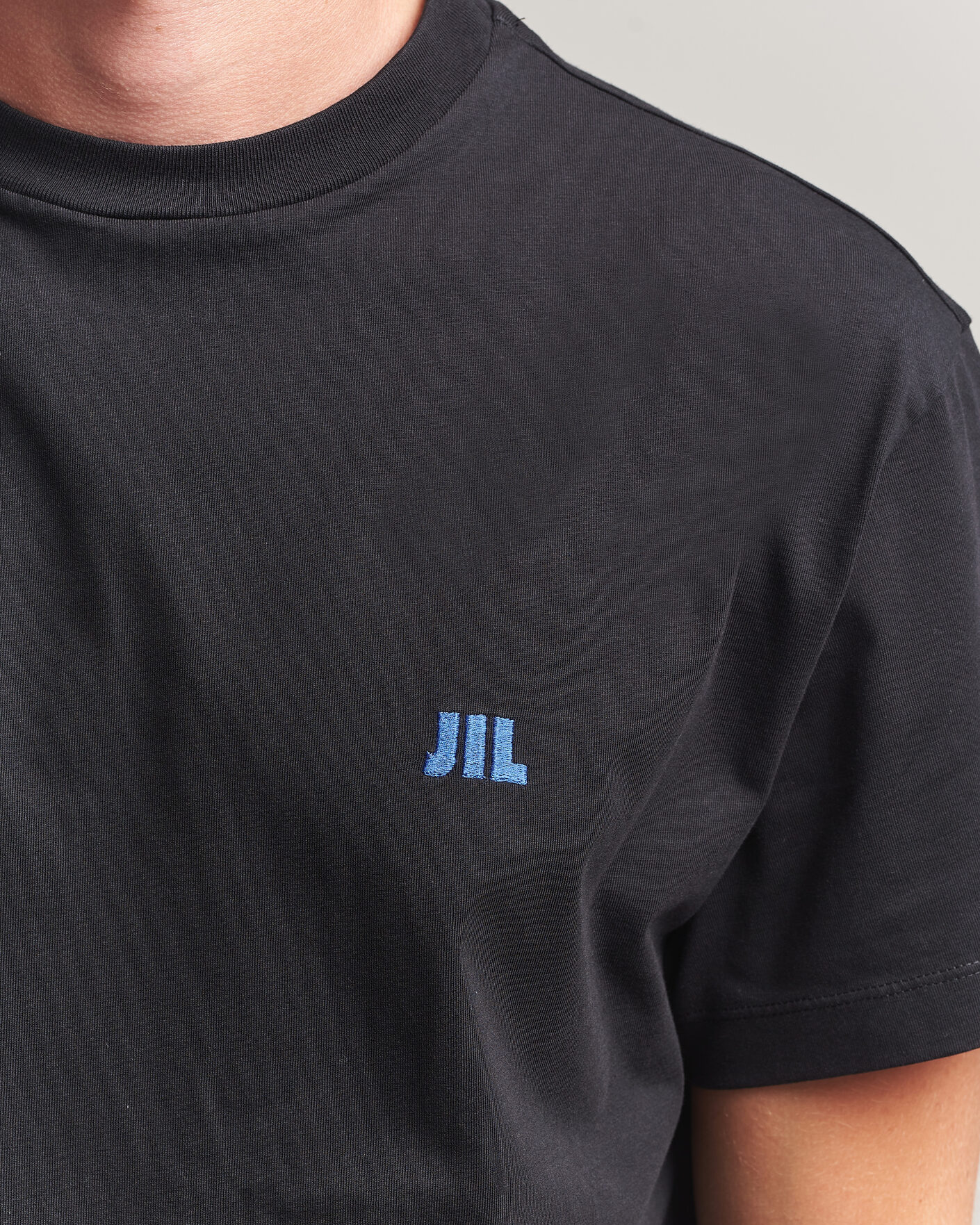 Herr | T-Shirts | Jil Sander | Short Sleeve Jil Logo T-Shirt Black