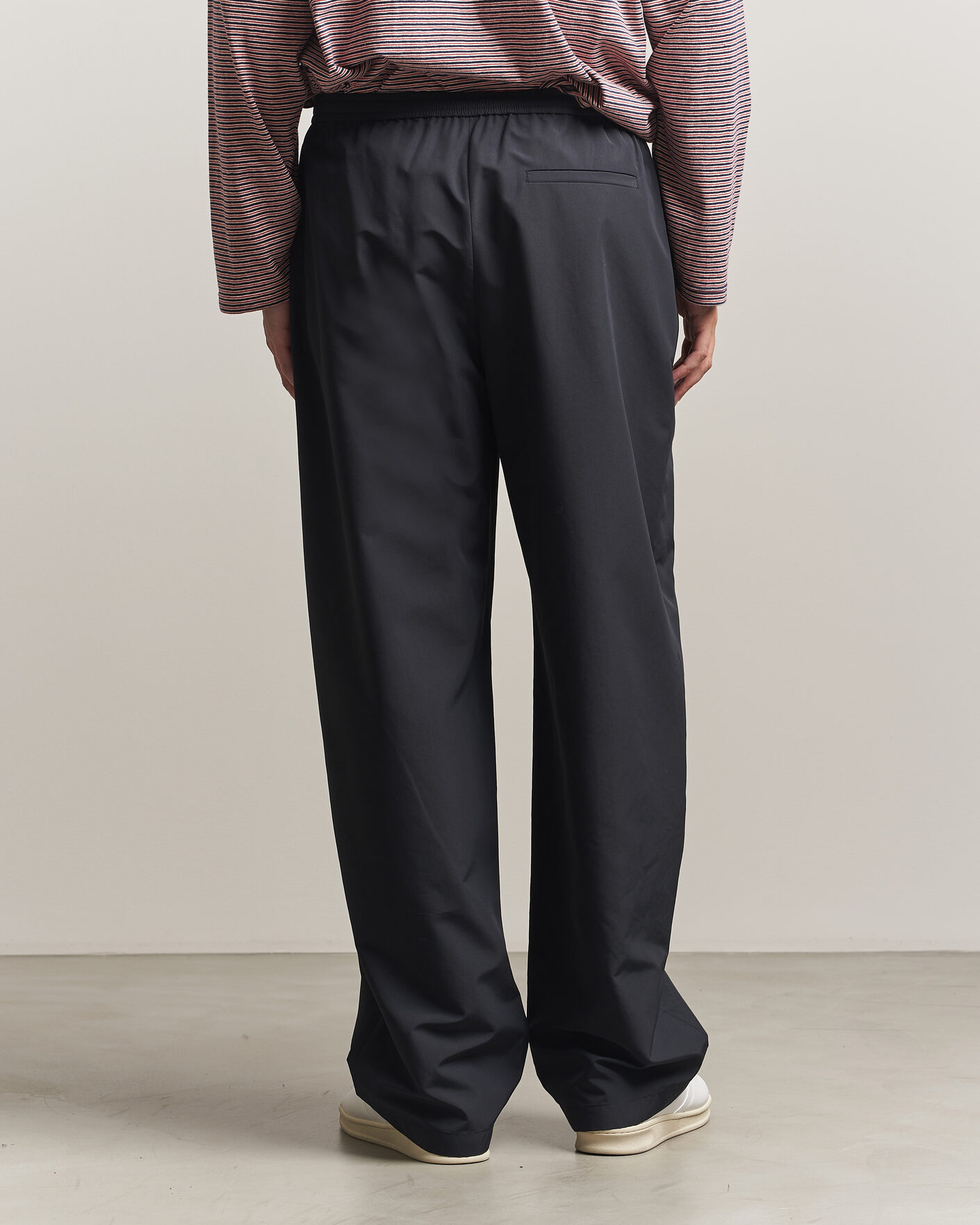 Herr | Byxor | Jil Sander | Drawstring Trousers Black
