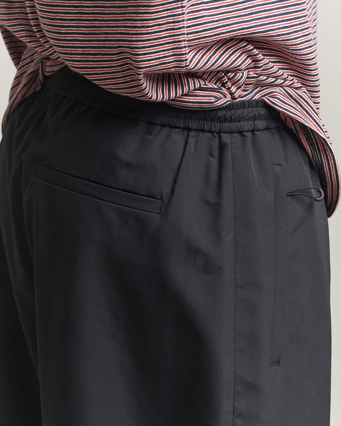 Herr | Byxor | Jil Sander | Drawstring Trousers Black
