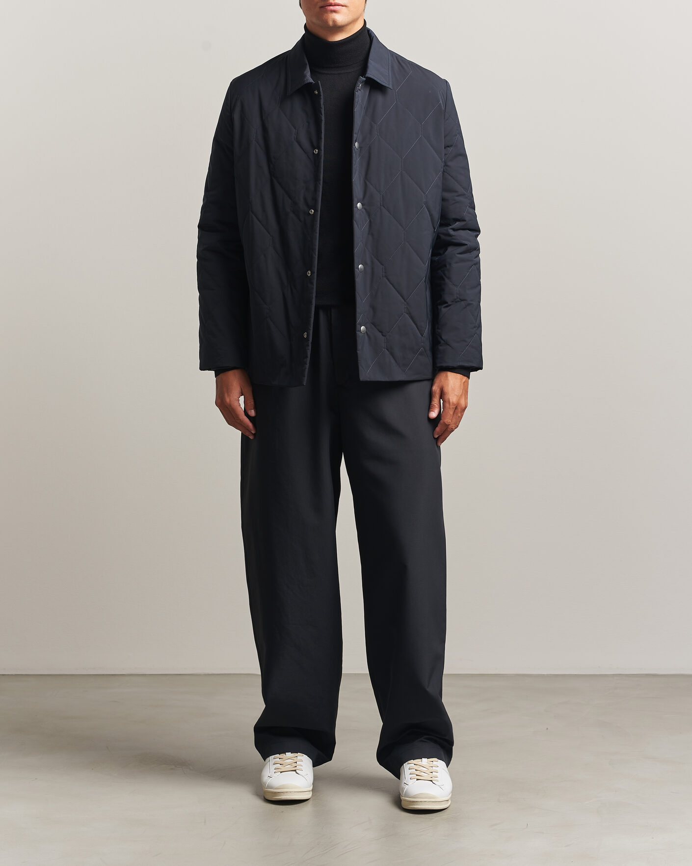 Herr | Jackor | Jil Sander | Quilted Down Jacket Navy