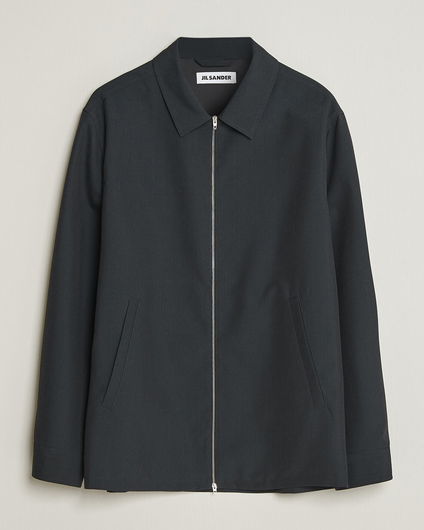 Herr | Skjortor | Jil Sander | Zip Shirt Jacket Charcoal