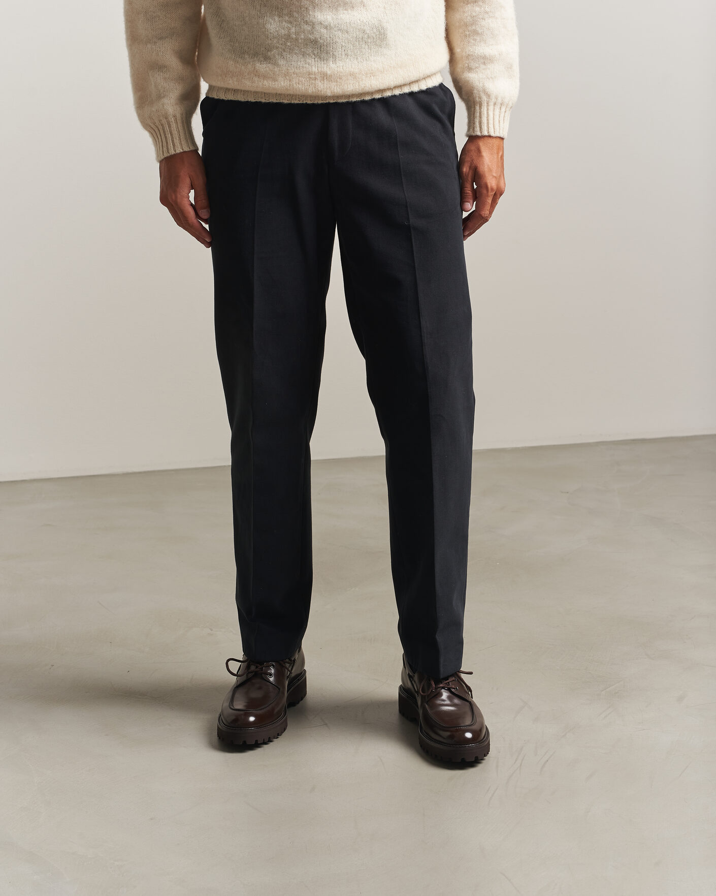 Herr | Derbys | John Lobb | Tide Moc Toe Derby Dark Brown Calf
