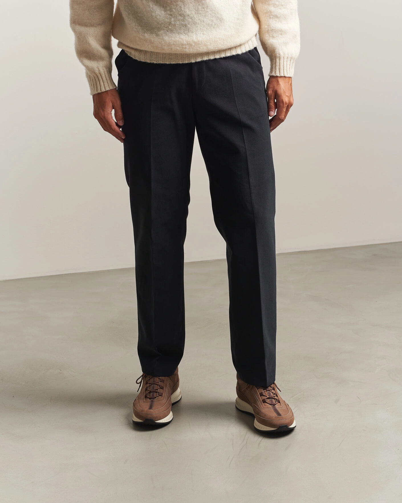 Herr | Sneakers | John Lobb | Stream Running Sneakers Moka Nubuck