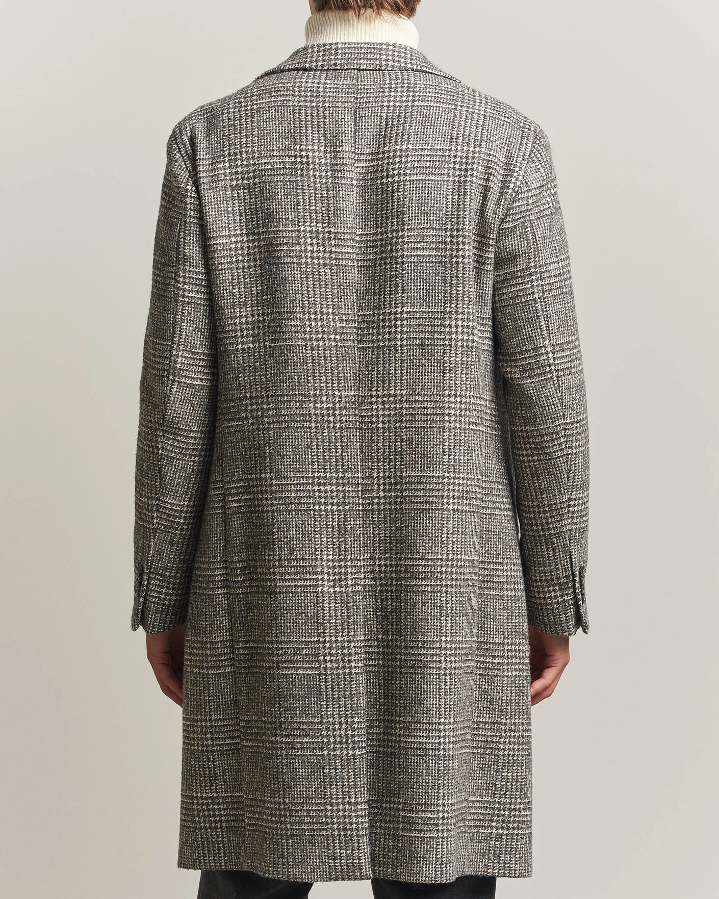 Herr | Jackor | L.B.M. 1911 | Checked Wool Coat Grey