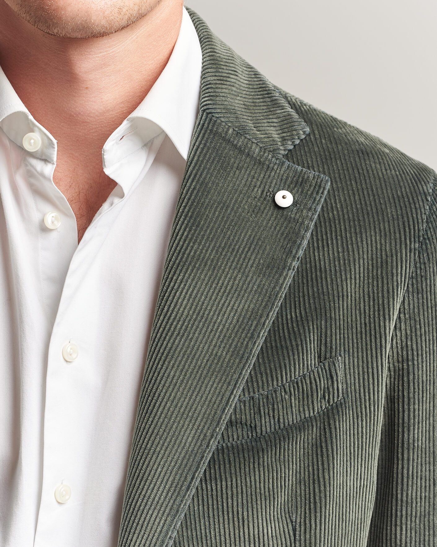 Herr | Kavajer | L.B.M. 1911 | Jack Corduroy Blazer Soft Green