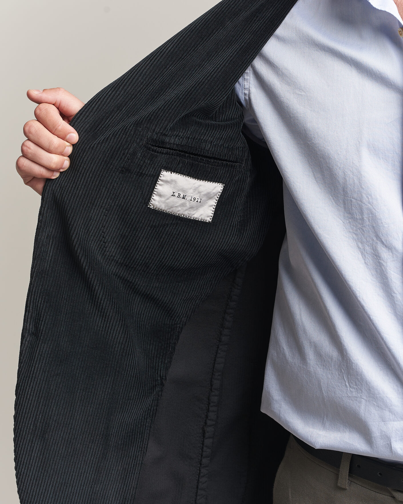 Herr | Kavajer | L.B.M. 1911 | Jack Corduroy Blazer Black