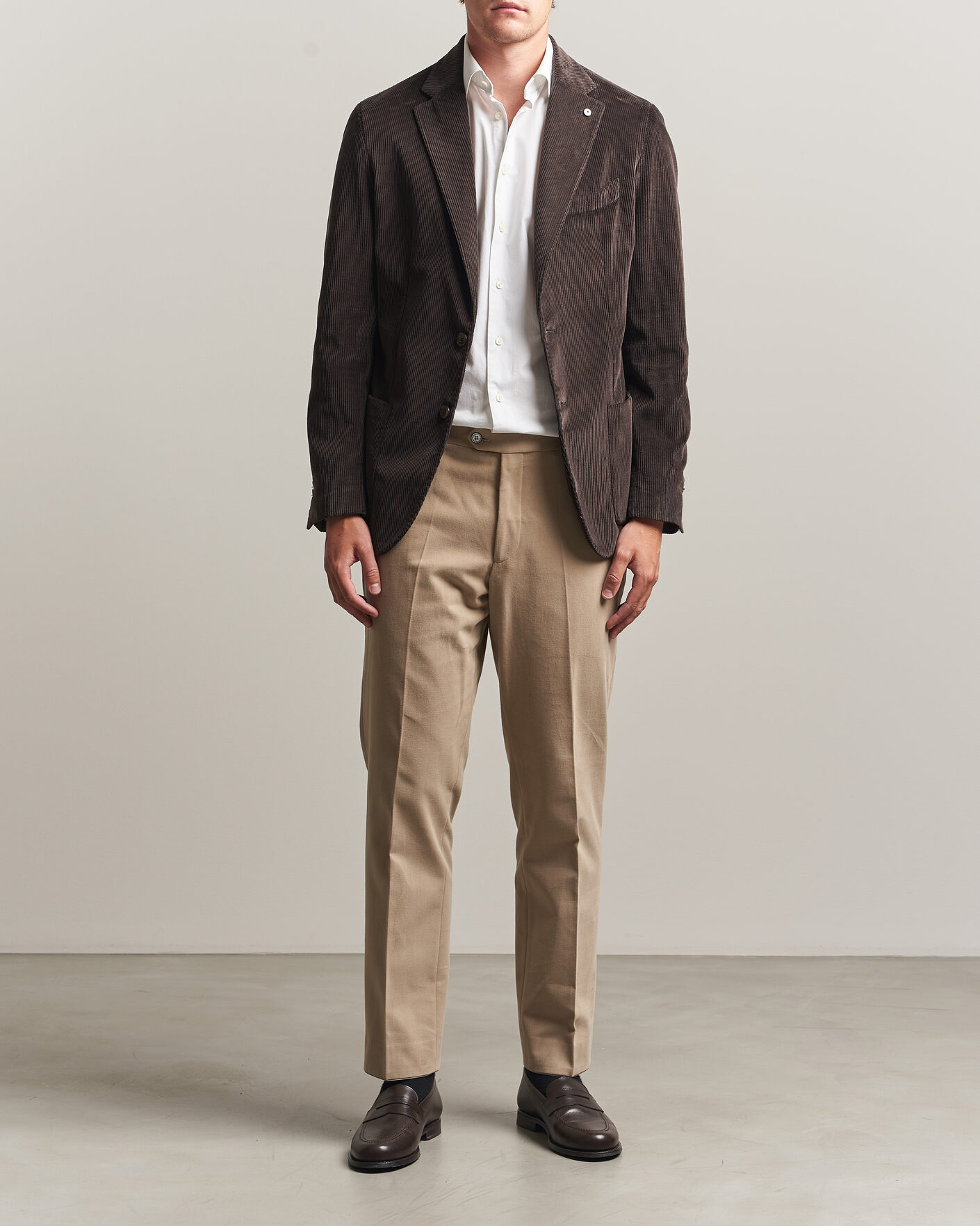 Herr | Kavajer | L.B.M. 1911 | Jack Corduroy Blazer Brown