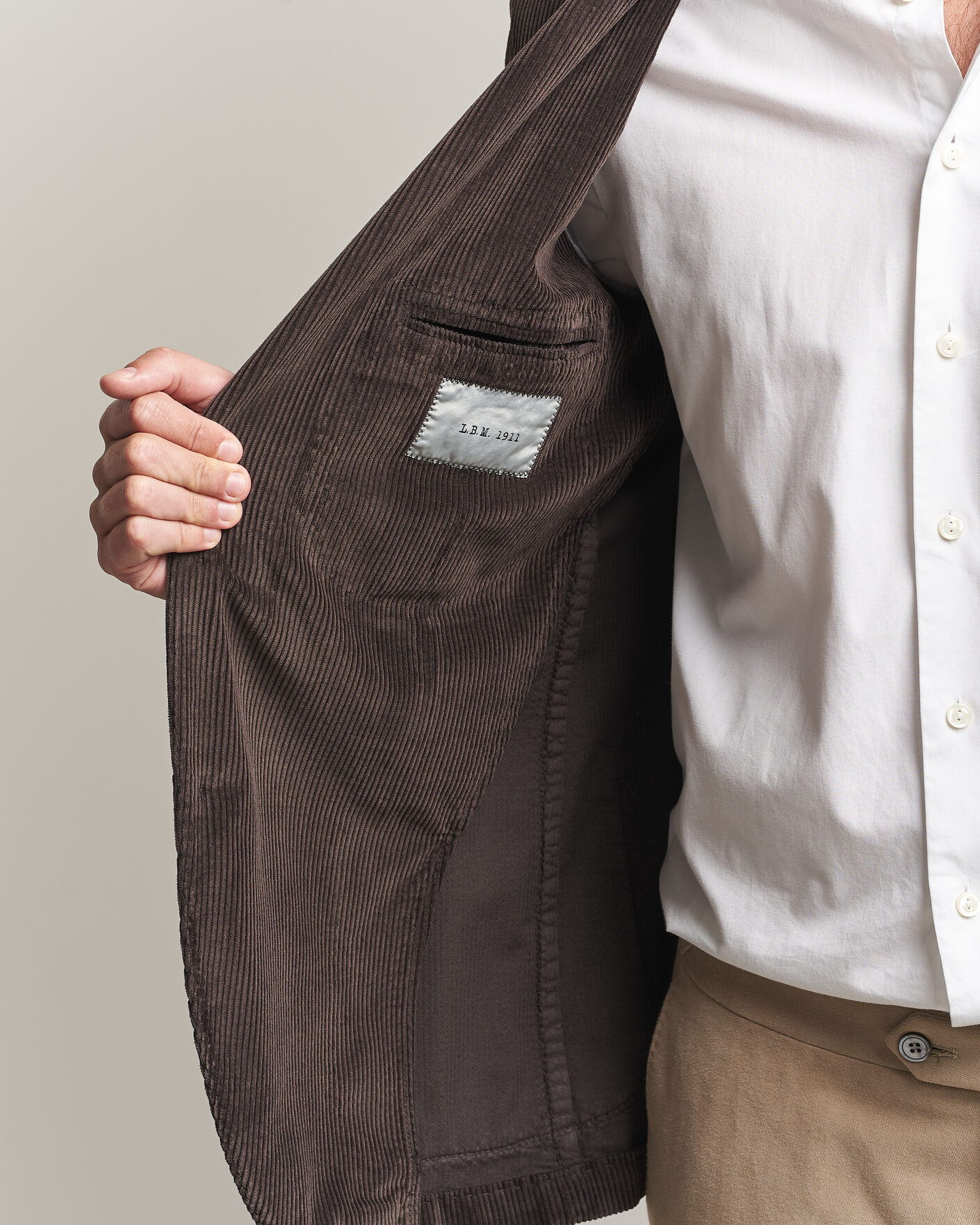Herr | Kavajer | L.B.M. 1911 | Jack Corduroy Blazer Brown