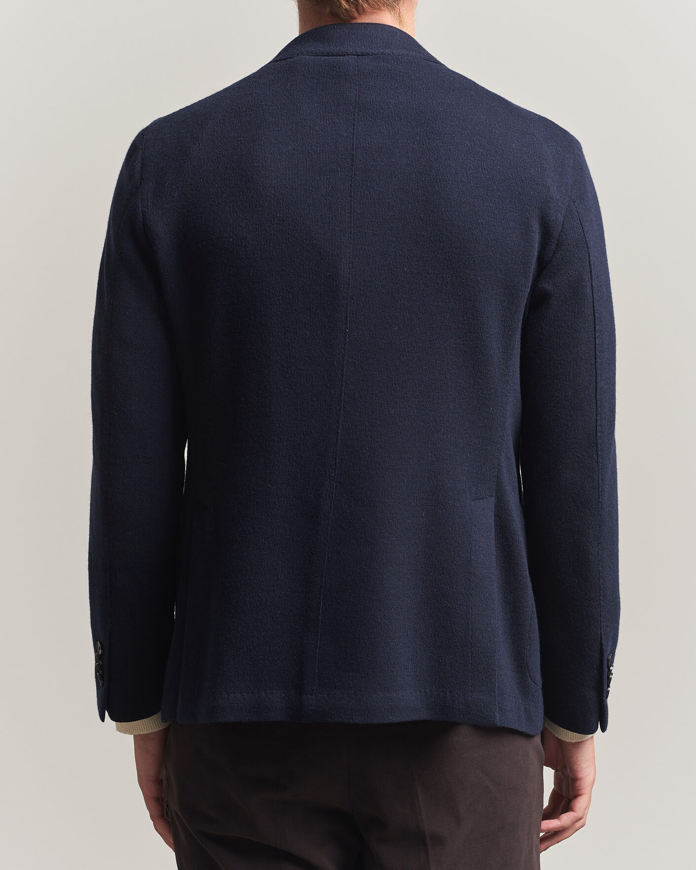 Herr | Kavajer | L.B.M. 1911 | Jack Knitted Cashmere Mix Blazer Navy