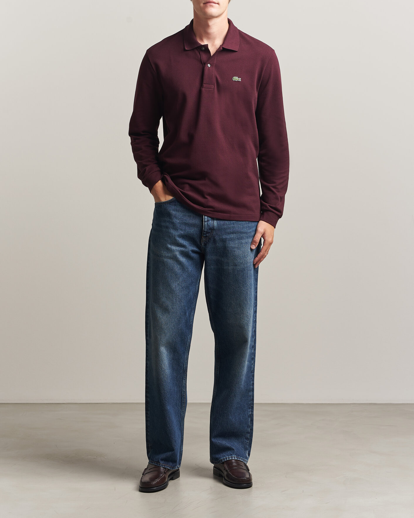 Herr | Pikéer | Lacoste | Original Long Sleeve Polo Piké Oxalis