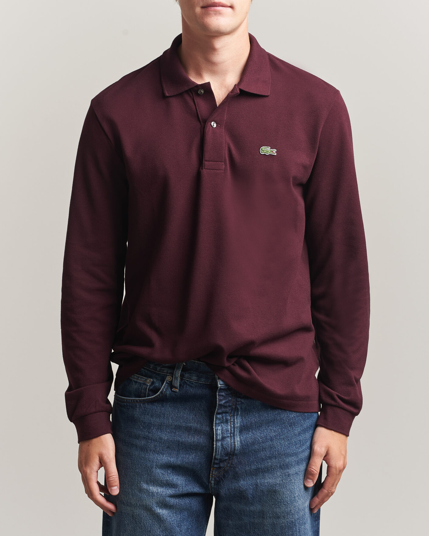 Herr | Pikéer | Lacoste | Original Long Sleeve Polo Piké Oxalis