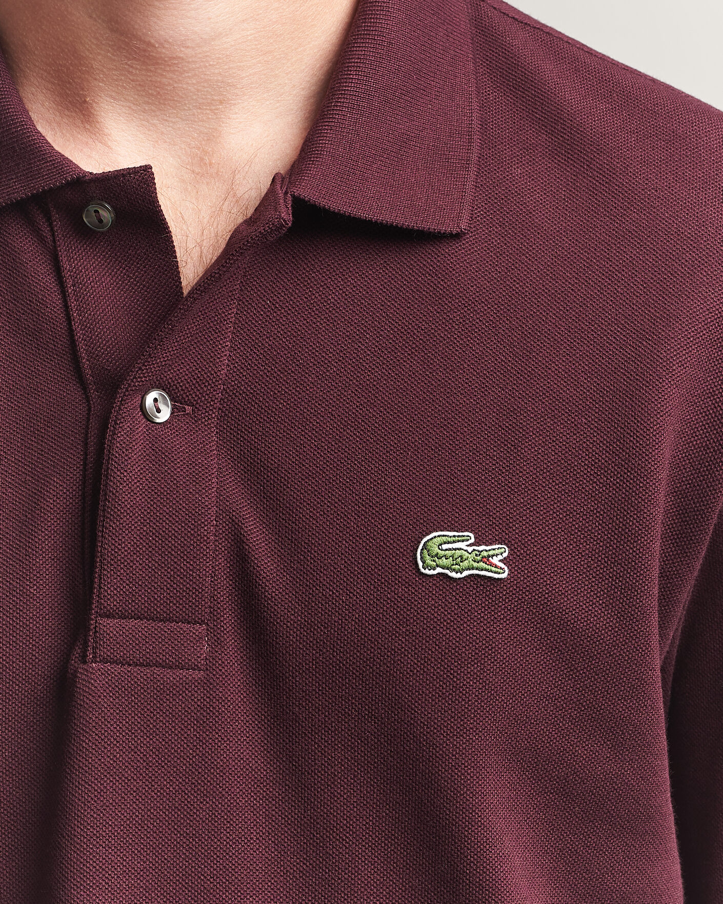 Herr | Pikéer | Lacoste | Original Long Sleeve Polo Piké Oxalis