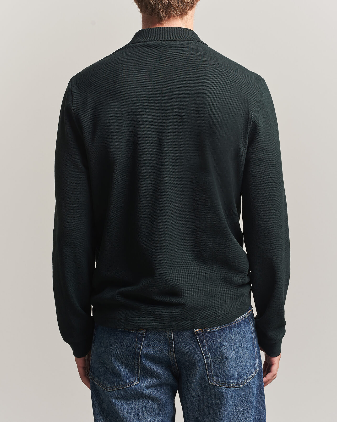 Herr | Pikéer | Lacoste | Original Long Sleeve Polo Piké Dark Varech