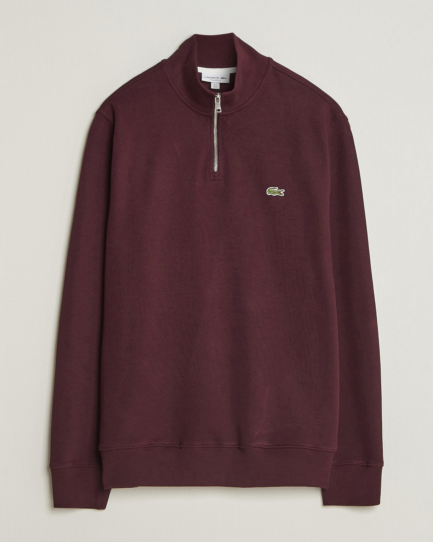 Herr | Tröjor | Lacoste | Rib Interlock Half Zip Oxalis