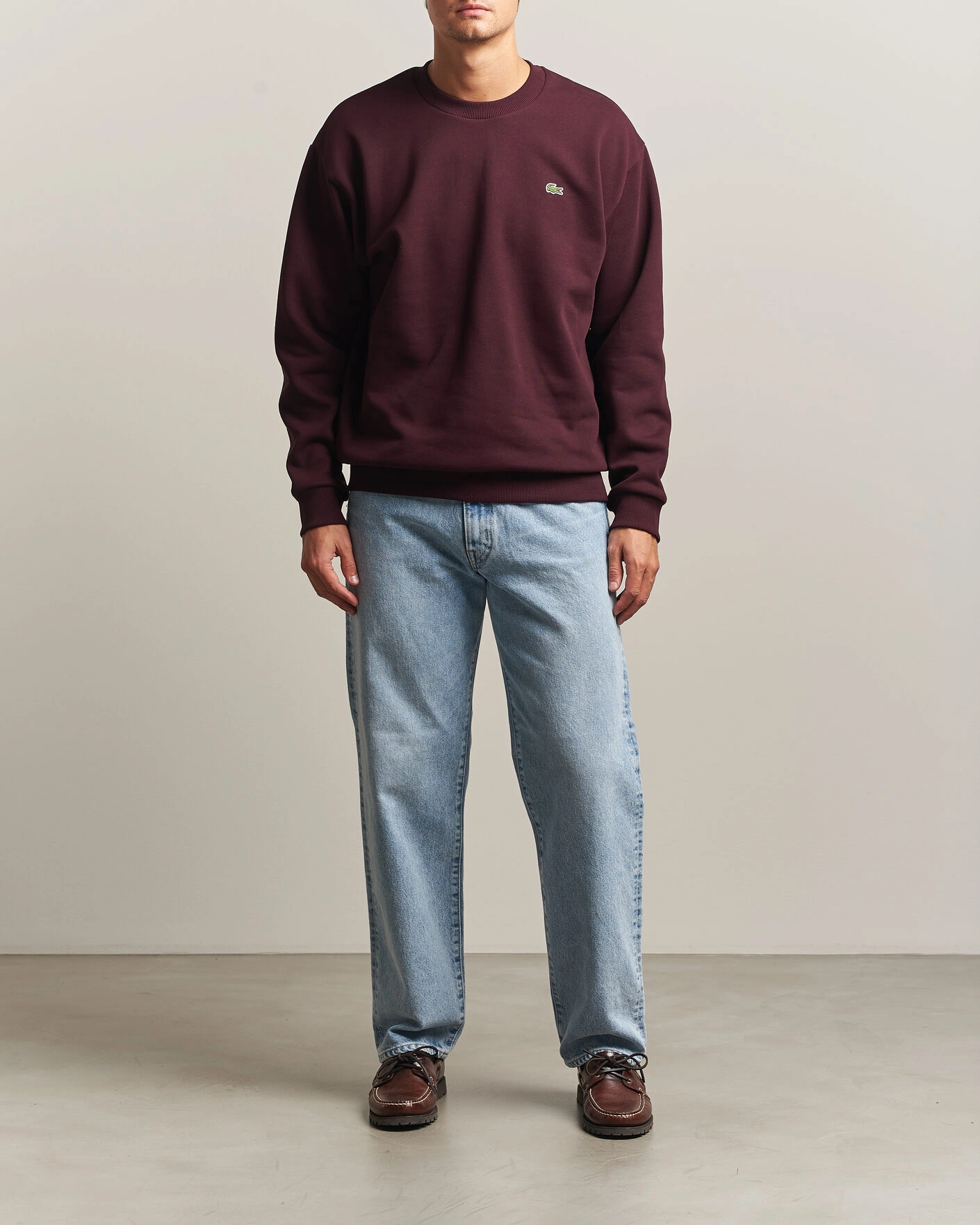 Herr | Tröjor | Lacoste | Crew Neck Sweatshirt Oxalis