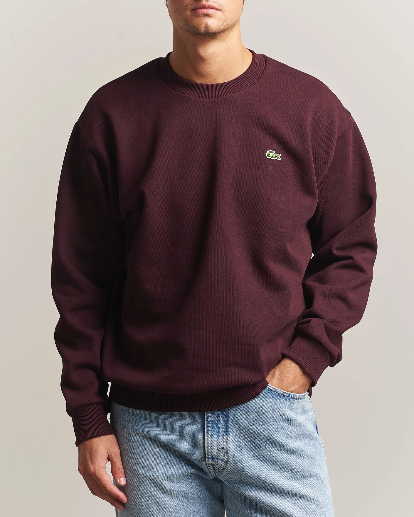 Herr | Tröjor | Lacoste | Crew Neck Sweatshirt Oxalis