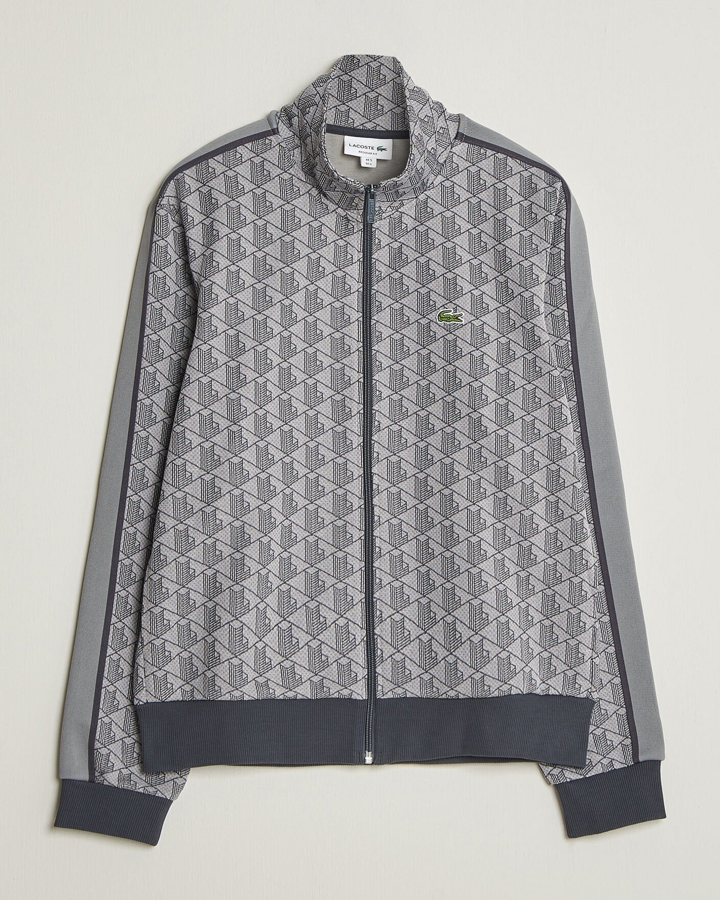 Herr | Tröjor | Lacoste | Monogram Track Jacket Calluna/Graphite