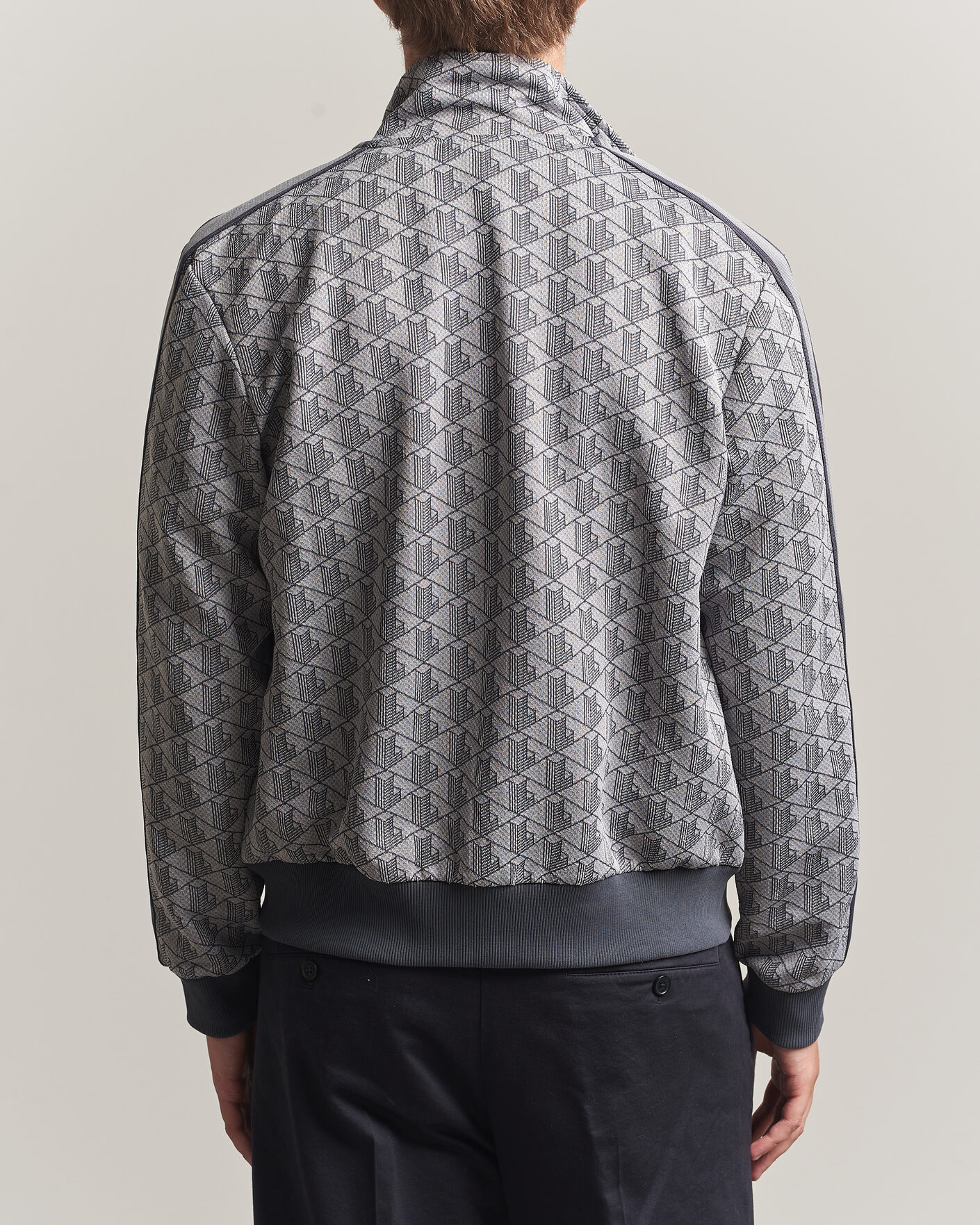 Herr | Tröjor | Lacoste | Monogram Track Jacket Calluna/Graphite